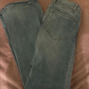 Women's Green Jeans